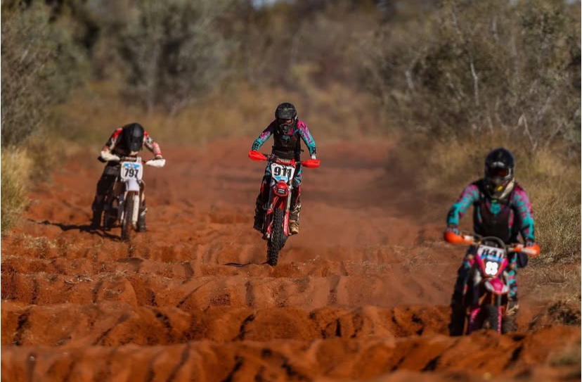 Teesh Foster, Riding in the Finke Desert Race